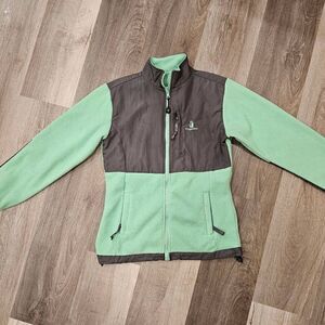 Rugged Bear Youth Size 14 North Face Like Jacket Light Green